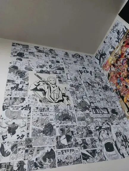 Japanese popular animation (21X30cm) 20/30/40pcs self-adhesive cartoon stickers room decorations wall stickers June Wall Art