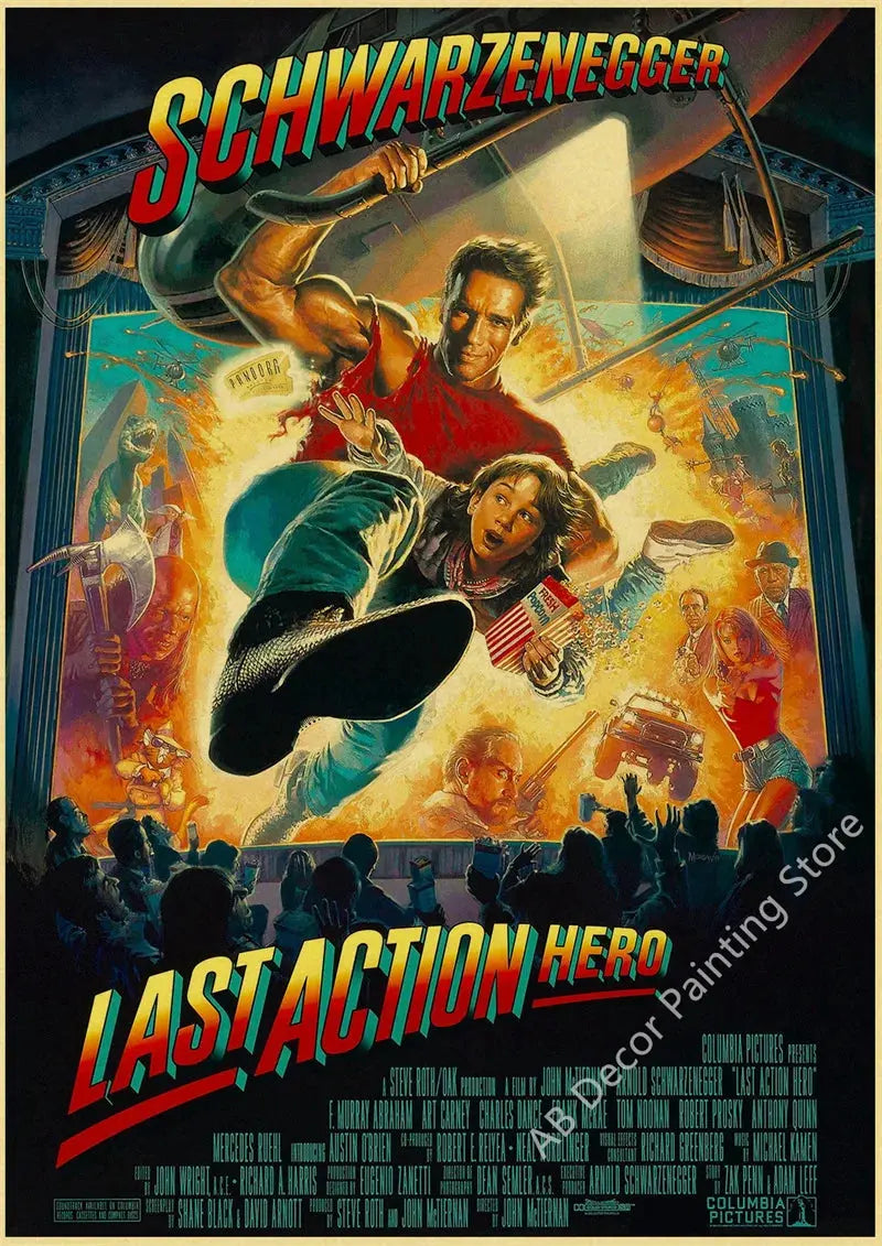 Nostalgic Printing Classic Movie Posters Kraft Paper Prints Hot Film Vintage Home Room Office Club Art Wall Decor Painting June Wall Art