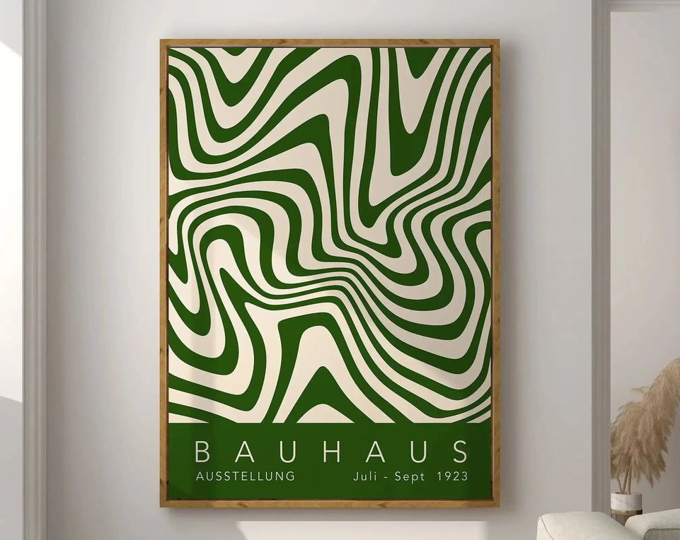 Modernist Bauhaus Geometric Canvas Poster Living Room Wall Art Retro Prints Mid Century Home Decorative Wall Art Painting June Wall Art
