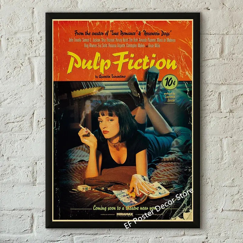 Classic Film Poster Prints Vintage Home Room Art Wall Decor Jennifer's Body/Jaws/Leon Movie Theater Painting Nostalgic Printings June Wall Art