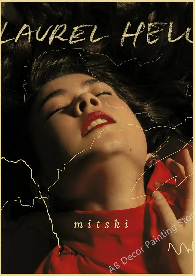 Mitski Retro Poster Be The Cowboy/Nobody/Lush Kraft Paper Prints Vintage Aesthetic Home Room Cafe Bar Art Wall Decor Painting June Wall Art