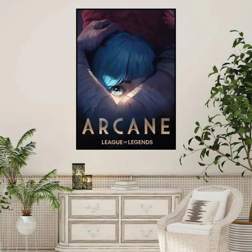 Arcane League of Legends Poster Prints Wall Sticker Painting Bedroom Living Room Decoration Office Home Self Adhesive June Wall Art