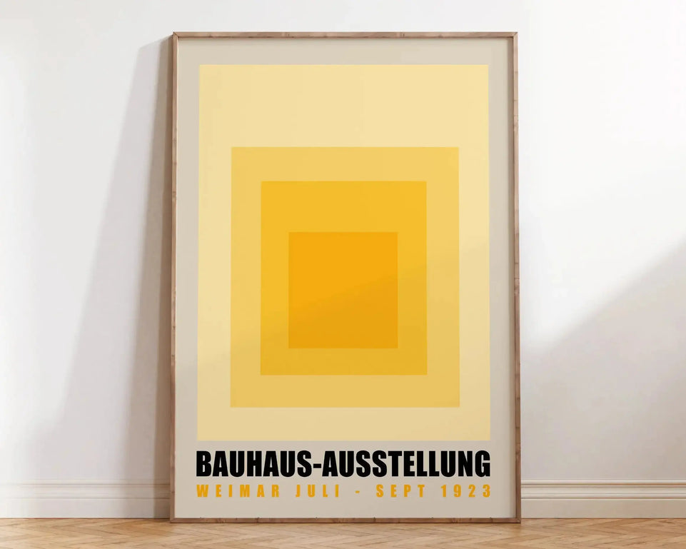 Modernist Bauhaus Geometric Canvas Poster Living Room Wall Art Retro Prints Mid Century Home Decorative Wall Art Painting June Wall Art