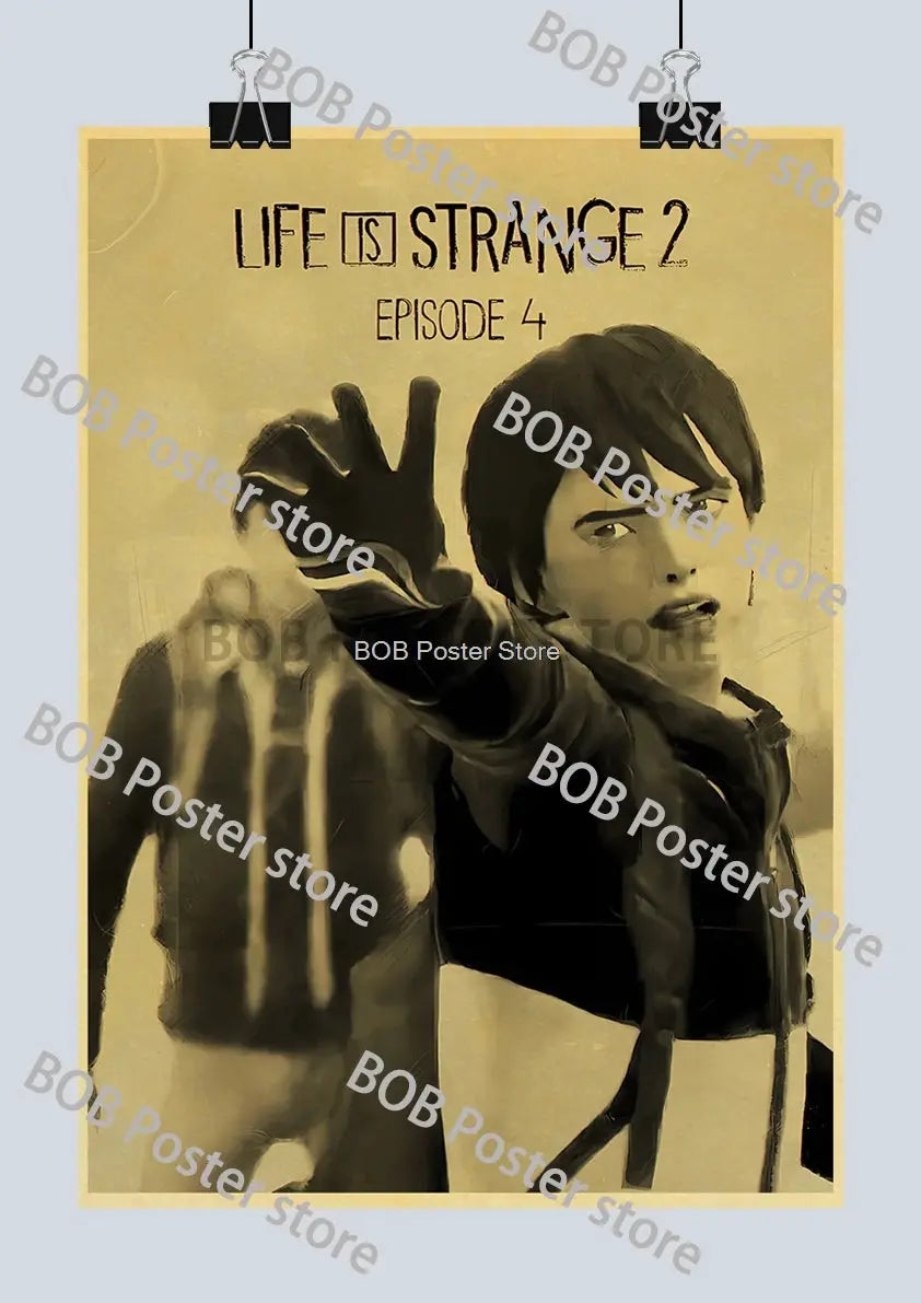 Classic Life is Strange 1 2 Before the Storm Video Game Kraft Poster Painting Wall Sticker Art Picture Game Room Home Gift Decor June Wall Art
