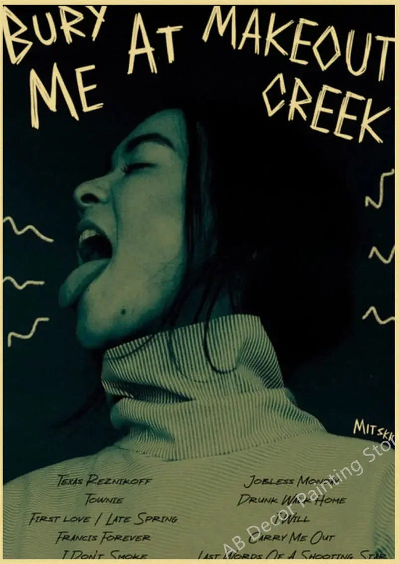 Mitski Retro Poster Be The Cowboy/Nobody/Lush Kraft Paper Prints Vintage Aesthetic Home Room Cafe Bar Art Wall Decor Painting June Wall Art