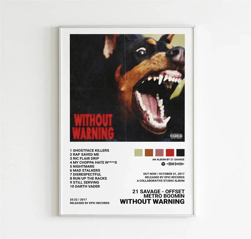 Scandinavian Minimalist Wall Art Pop Rapper Metro Boomin Music Album HD Canvas Poster Print Home Bedroom Living Room Decoration June Wall Art