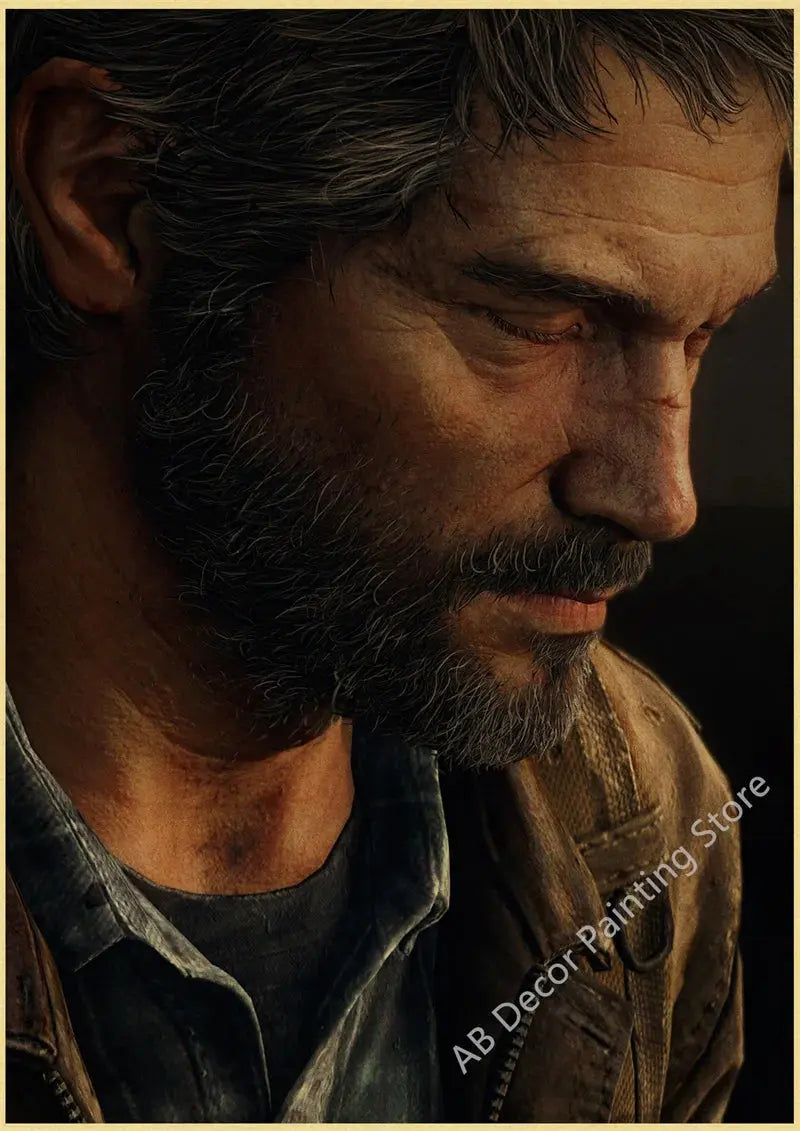 Retro The Last of Us Part 1 2 Poster Kraft Paper Prints Picture DIY Vintage Home Room Bar Cafe Art Wall Decor Aesthetic Painting June Wall Art