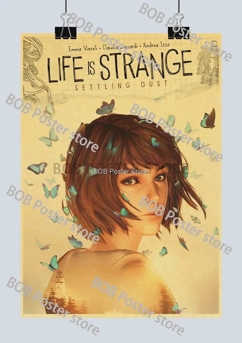 Classic Life is Strange 1 2 Before the Storm Video Game Kraft Poster Painting Wall Sticker Art Picture Game Room Home Gift Decor June Wall Art