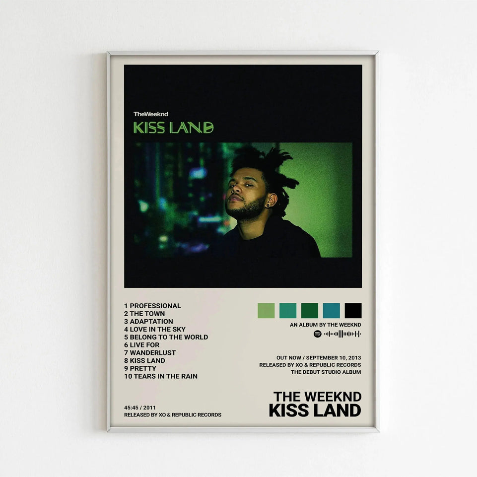 Music Album Star The Weeknd Hip Hop Print Posters For Living Room Canvas Painting Art Home Decoration Wall Decor Picture Gift June Wall Art
