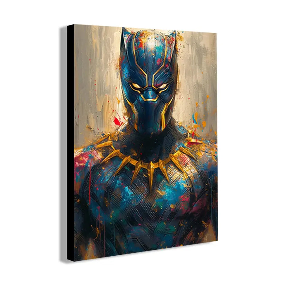 MINISO Poster Marvel Heroes Canvas Wall Art Print Spider-Man Captain America Hulk Art Mural Home Decor Birthday Christmas Gift June Wall Art