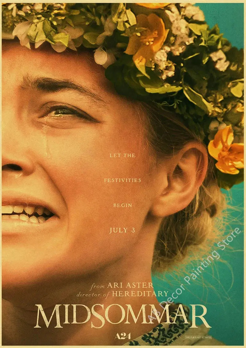 Nostalgic Printing Classic Movie Posters Kraft Paper Prints Hot Film Vintage Home Room Office Club Art Wall Decor Painting June Wall Art