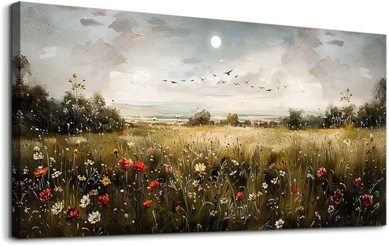 Wapluam Blue Ocean Canvas Wall Art for Living Room Wall Decor For Bedroom Bathroom Decoration Natural Seascape Painting Modern Office Wildflowers Artwork Large Pictures Home Decor Ready To Hang https://www.amazon.com/dp/B0DHZNFX84