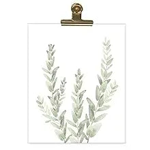 Botanical Boho Bathroom Decor Wall Art Prints, UNFRAMED Sage Green Plants Decor for Bedroom|Office, Minimalist Eucalyptus Leaves Watercolor Art Prints, Set of 4 Pictures, 8"x10" No Frames https://www.amazon.com/dp/B0923P4PCS