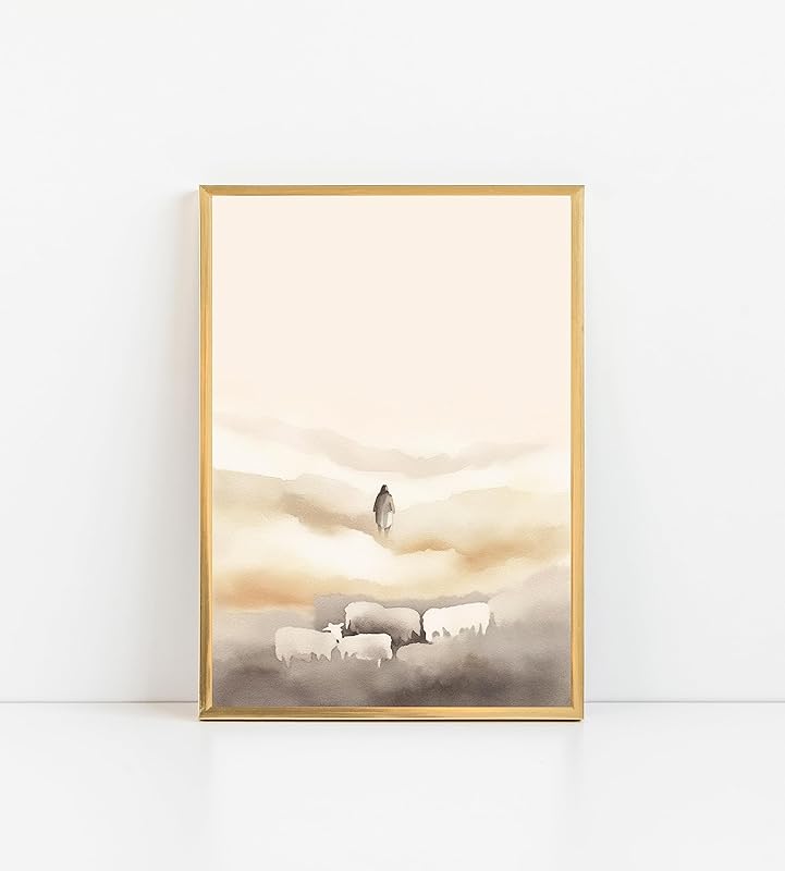 ESSEN Life | The Way He Leads | Christian Wall Art Jesus Poster Decor Christian Christmas Decor Christian Home Decor Perfect Religious Wall Art Gift for Women (8x10 Unframed) https://www.amazon.com/dp/B0CB7Z1NHT