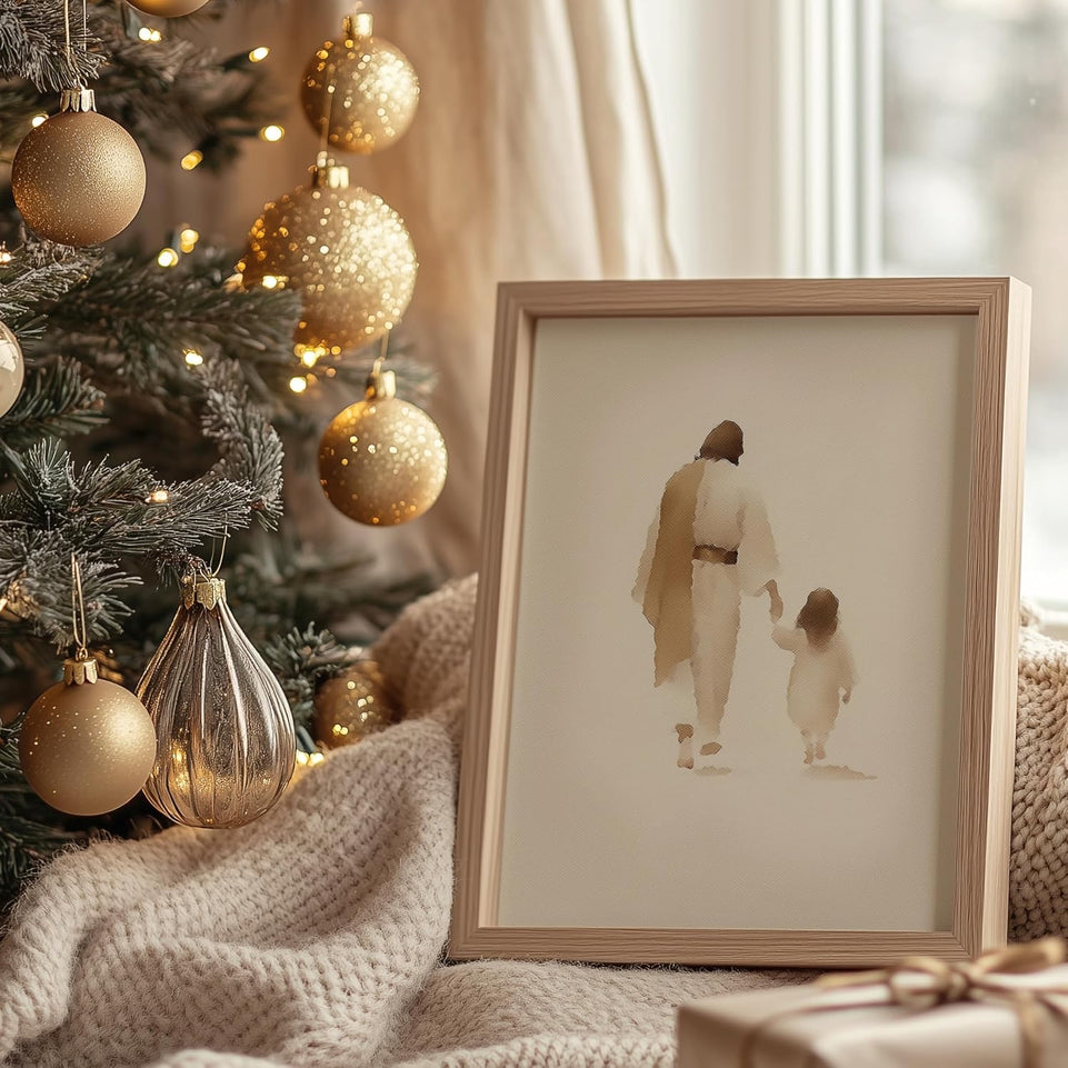 ESSEN Life | The Way He Leads | Christian Wall Art Jesus Poster Decor Christian Christmas Decor Christian Home Decor Perfect Religious Wall Art Gift for Women (8x10 Unframed) https://www.amazon.com/dp/B0CB7Z1NHT