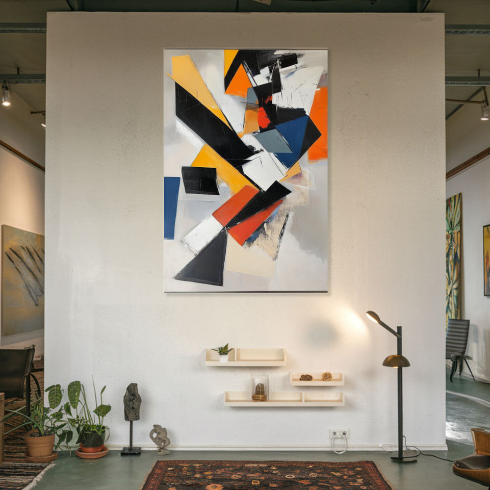 Modern Abstract Geometry I Wall Art June Wall Art
