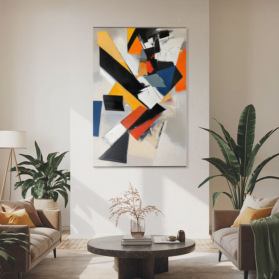 Modern Abstract Geometry I Wall Art June Wall Art