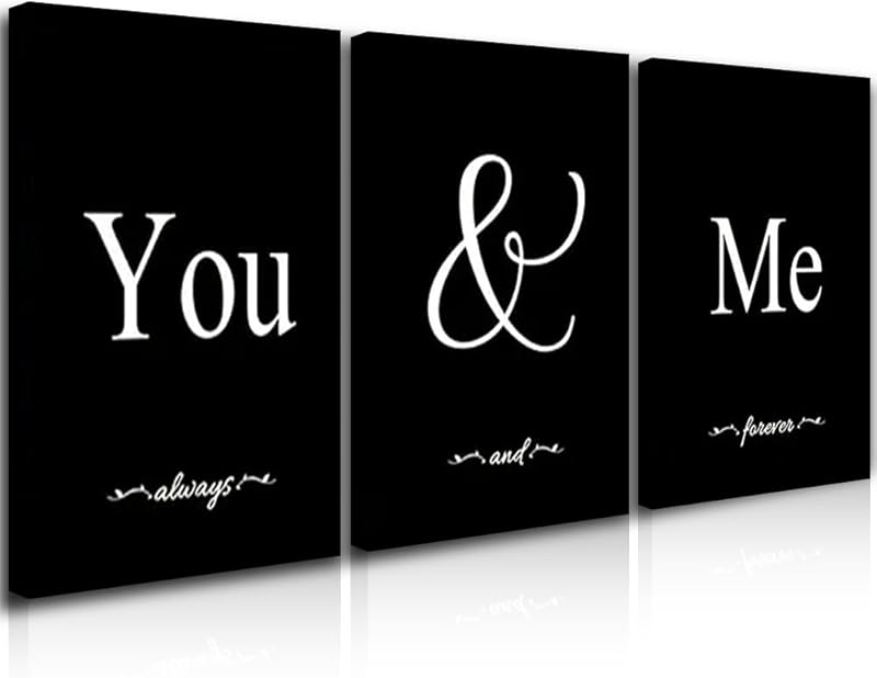 GUBIYU Home Family Wall Decor, Set of 3 Inspirational Canvas Prints Black and White Framed Canvas Art Paintings Wood Wall Decoration for Dining Room Bedroom Living Room 12"x16" https://www.amazon.com/dp/B09X196N64