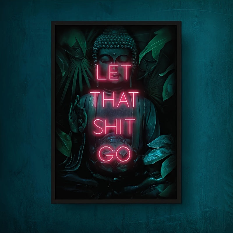 1pc Frameless Neon Buddha & Yoga Zen Canvas Art - Creative Wall Decor for Living Room, Home Decoration Poster https://www.temu.com/search_result.html?search_key=601099529609465
