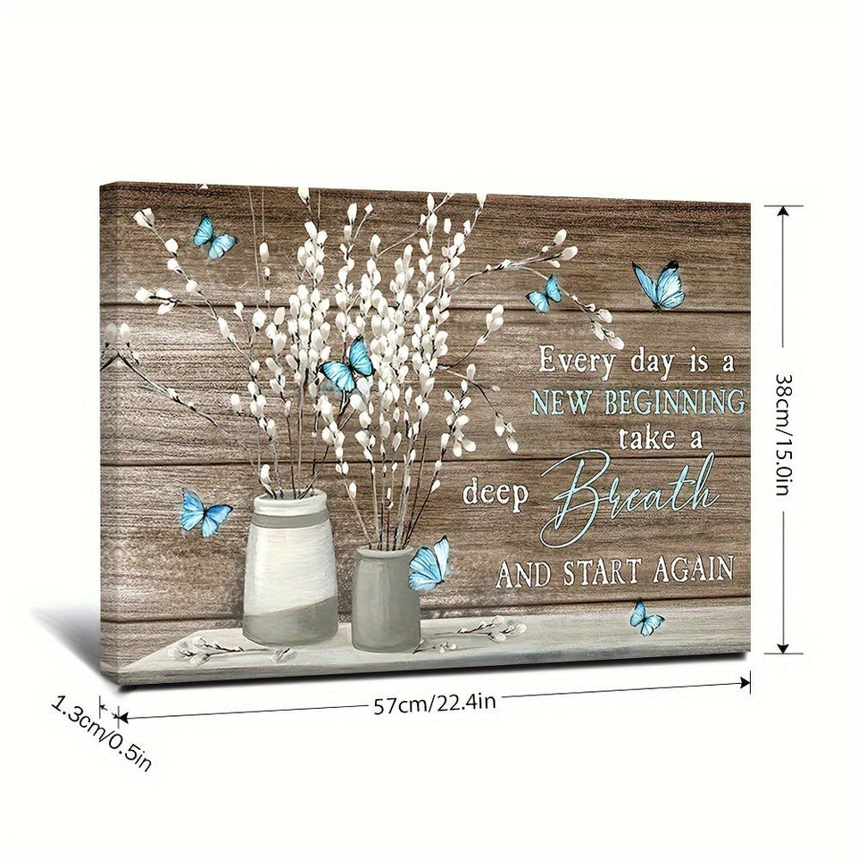 1pc Framed Painting Flowers And Butterfly Canvas Posters And Prints Wall Art Pictures With Frame For Living Room & Bedroom, Home Decoration, Festival Gift For Her/Him, Ready To Hang https://www.temu.com/search_result.html?search_key=601099516487581
