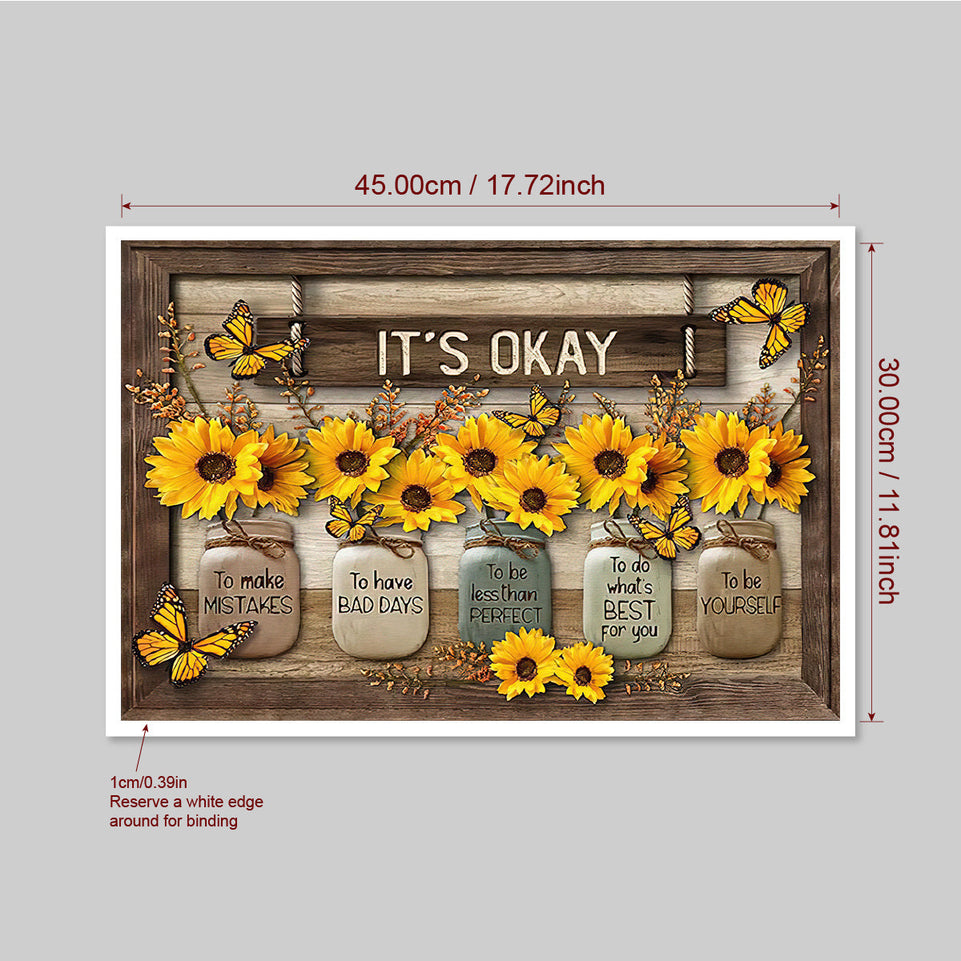 1pc Rustic Canvas Print Poster, Sunflower Canvas Wall Art, Artwork Wall Painting For Bathroom Bedroom Office Living Room Wall Decor, Home Decoration, No Frame https://www.temu.com/search_result.html?search_key=601099524604433