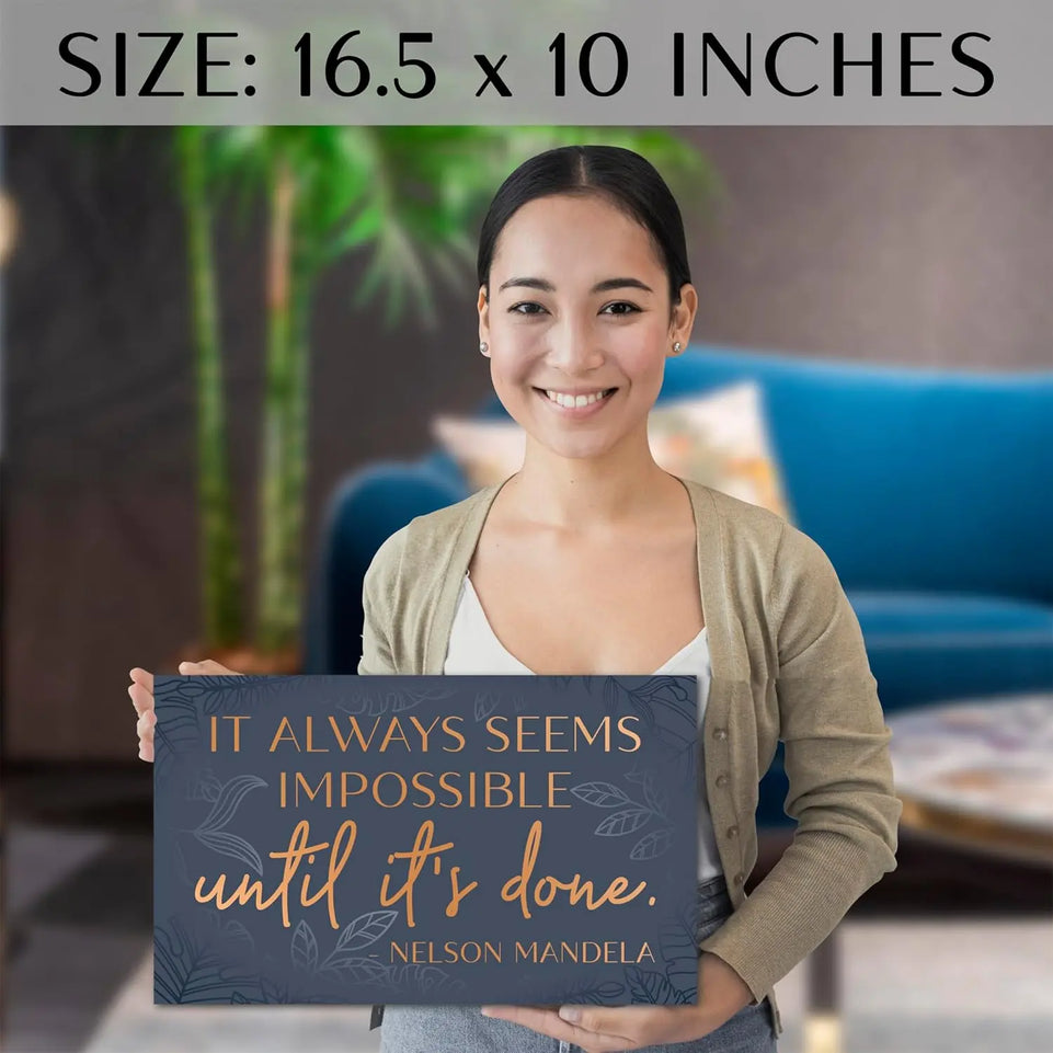 Inspirational Wall Art Canvas Poster for Bedroom, Office, Living Room - Framed Canvas - 10 x 16.5 Inch Motivational Print https://www.amazon.com/dp/B0CG1YQN9L
