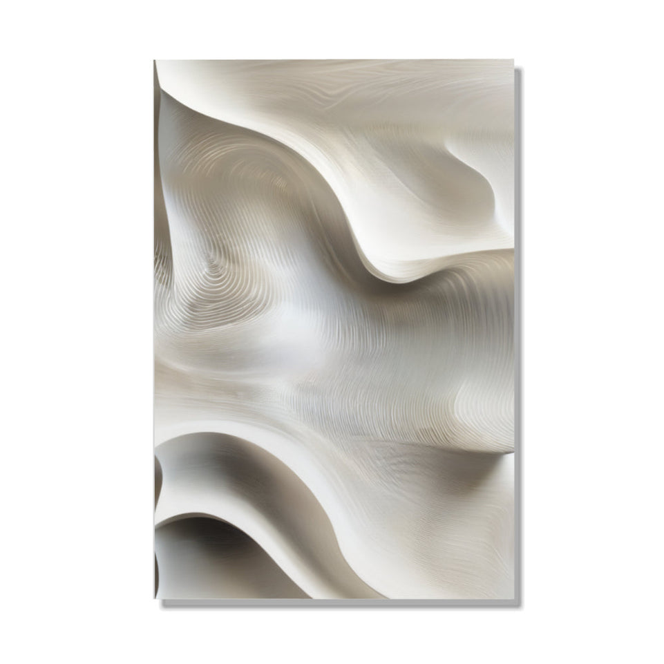 Surreal Waves Abstract Art Canvas Wall Decor June Wall Art