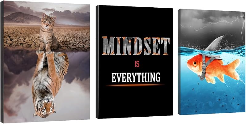 Framed Canvas Wall Art Success Quote For Office, Black Large Positive Motivational Poster, Set of 3, Execute Failure Definition, Inspirational Print (A-3pcs,12x16inchx3pcs) https://www.amazon.com/dp/B08CVF24C6