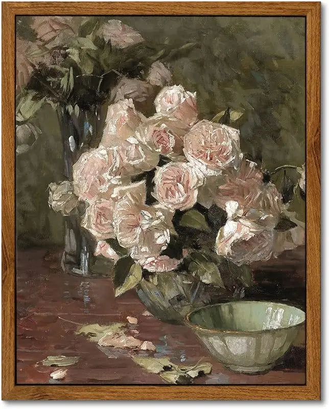 InSimSea Framed Wall Art for Living Room Landscape Canvas Wall Decor Meadow with Flowers Vintage Paintings Classical Wildflower Field Scene Boho Floral Pictures Decor Gifts for Bathroom Bedroom 8x10in https://www.amazon.com/dp/B0D1YFGWX7