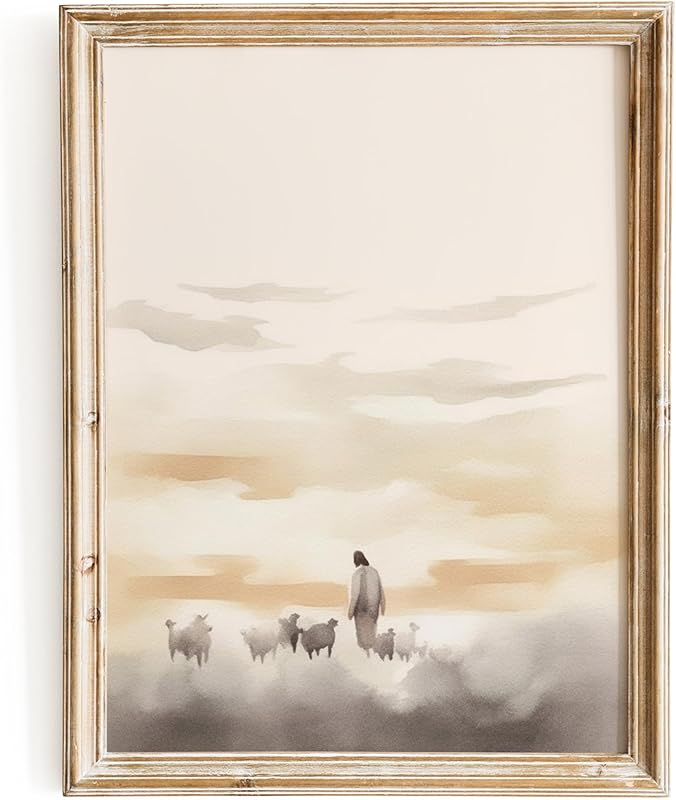 ESSEN Life | The Way He Leads | Christian Wall Art Jesus Poster Decor Christian Christmas Decor Christian Home Decor Perfect Religious Wall Art Gift for Women (8x10 Unframed) https://www.amazon.com/dp/B0CB7Z1NHT