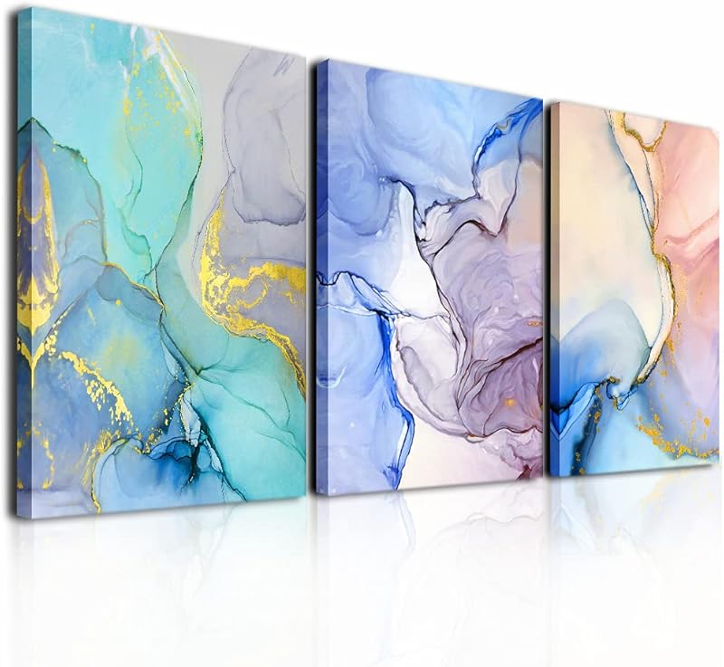 Canvas Wall Art For Living Room Wall Decor For Bedroom Farmhouse Wall Art Aurora Scenery Wall Paintings Office Wall Decor 3 Piece Framed Blue Wall Pictures Ready To Hang For Bathroom Home Decorations https://www.amazon.com/dp/B0BMF6TMHB