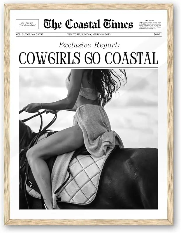 iHery Framed Trendy NewsPaper Wall Art,12x16in Canvas Wall Art,Beige Oak Wood Frame,Retro Vintage New York Magazine Headline News,Woman Searches For Where Men Get The Audacity,Bedroom Décor 1Pack https://www.amazon.com/dp/B0CH4DTS4L