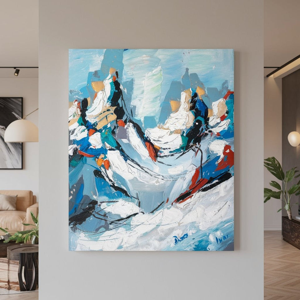 Snow Mountain #21 - Print June Wall Art