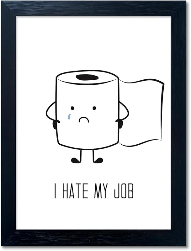 AIANHUA Black and White Bathroom Wall Decor Bad Smell Humorous Wall Art Funny Guest Toilet Picture Print Painting Modern Minimalistic Bathroom Sign https://www.amazon.com/dp/B0D2KWGPD9