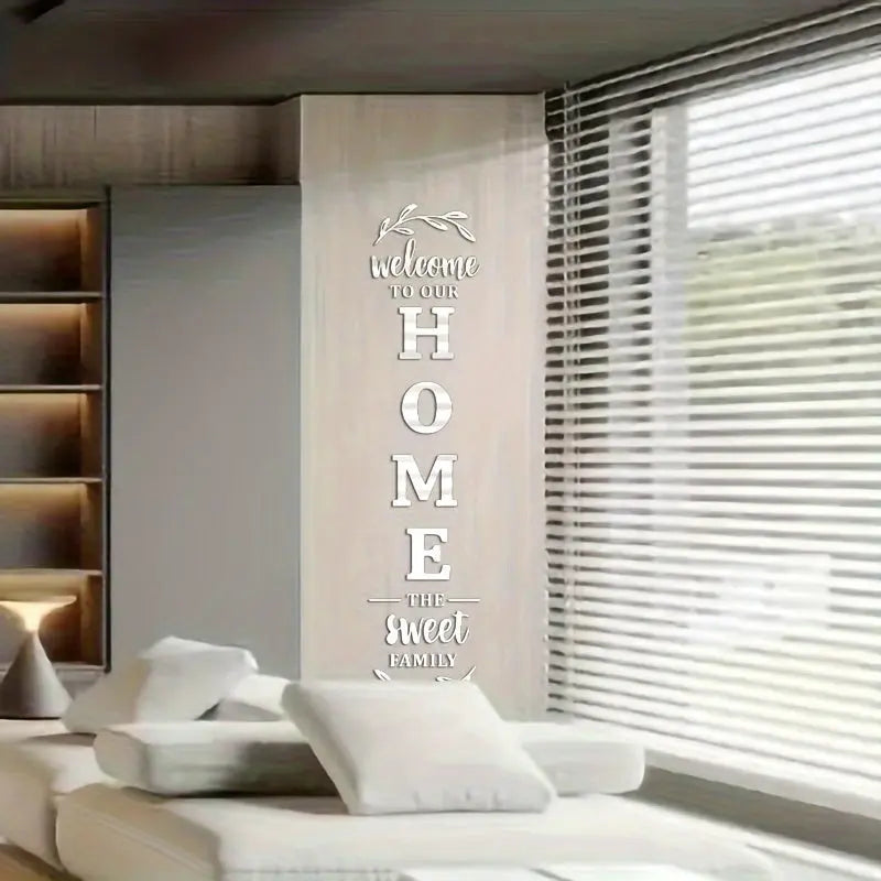1set Letter Acrylic Mirror Wall Sticker, Self-adhesive Creative 3D Wall Stickers, Decorative Decals For Bathroom Living Room Bedroom, Room Decor, Home Decor June Wall Art