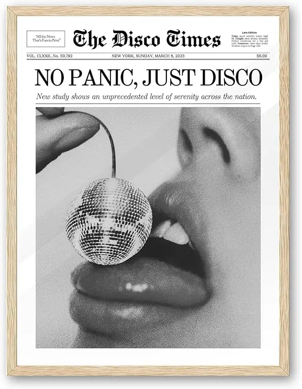 iHery Framed Trendy NewsPaper Wall Art,12x16in Canvas Wall Art,Beige Oak Wood Frame,Retro Vintage New York Magazine Headline News,Woman Searches For Where Men Get The Audacity,Bedroom Décor 1Pack https://www.amazon.com/dp/B0CH4DTS4L