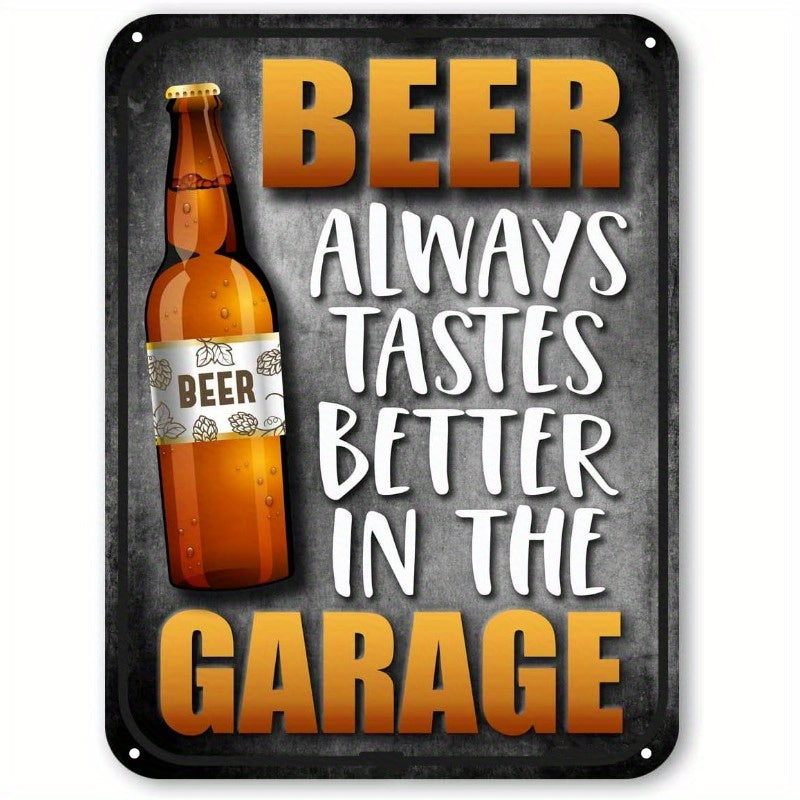 15cm X 20cm (5.85in X 7.8in) Beer Always Tastes Better in The Garage, Funny Beer Can Signs, Home Decor Items, Interior Living Room Wall Decor, Bedroom Art Wall Decor, Wall Decor, Garage Wall Decor https://www.temu.com/search_result.html?search_key=601099585559054