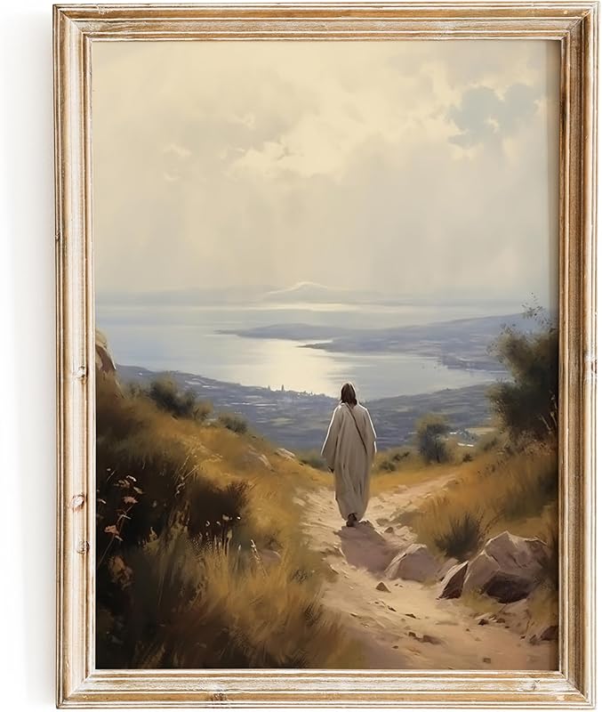 ESSEN Life | The Way He Leads | Christian Wall Art Jesus Poster Decor Christian Christmas Decor Christian Home Decor Perfect Religious Wall Art Gift for Women (8x10 Unframed) https://www.amazon.com/dp/B0CB7Z1NHT