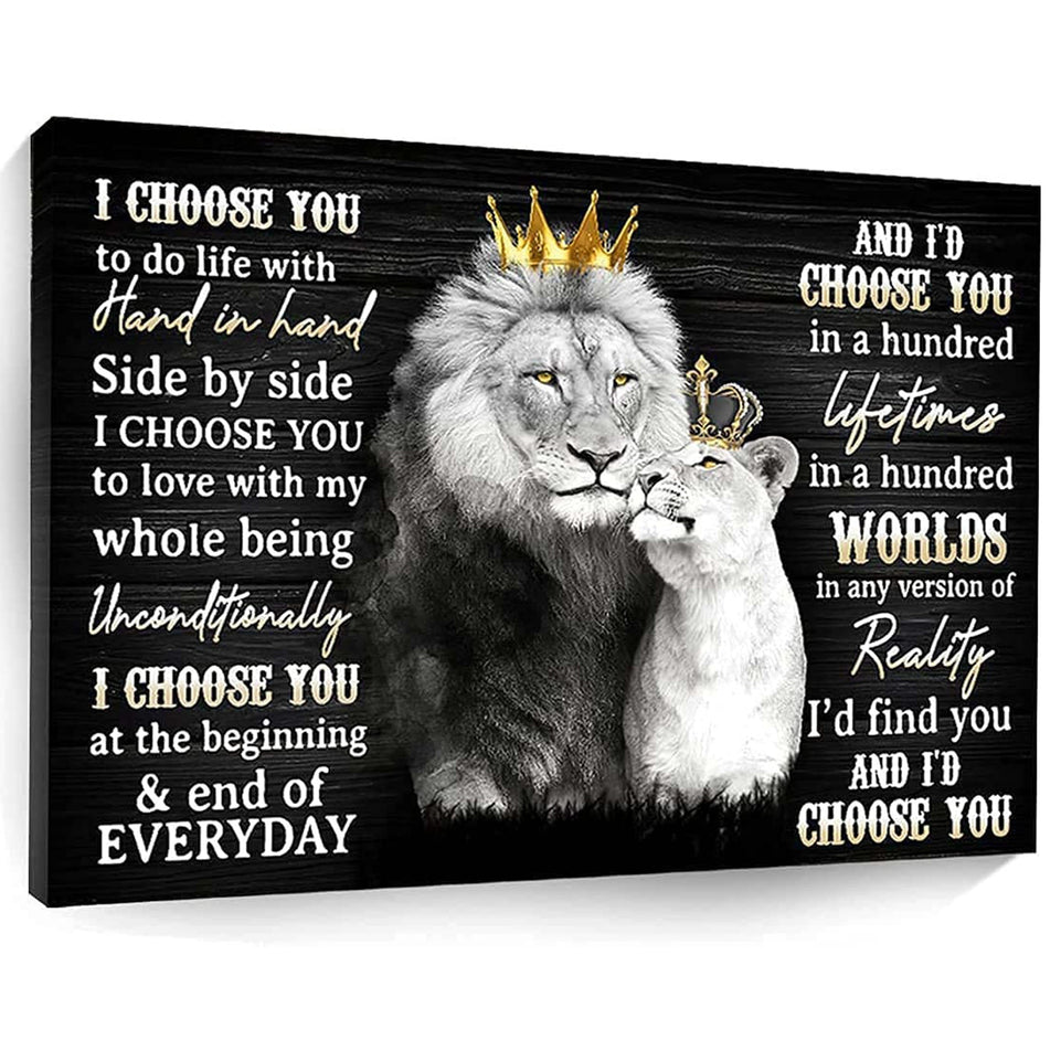 1pc The Lion King And Queen With Crown Wall Art, African Wild Animals Canvas Prints Pictures, Black And White Modern Giclee Artwork For Bedroom Bathroom Office Wall Decor, Unframed https://www.temu.com/search_result.html?search_key=601099519540191