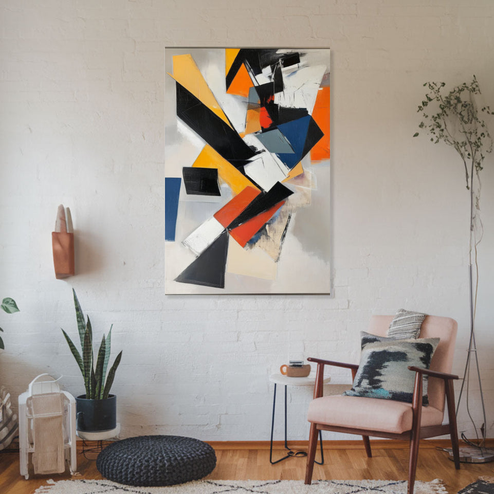 Modern Abstract Geometry I Wall Art June Wall Art