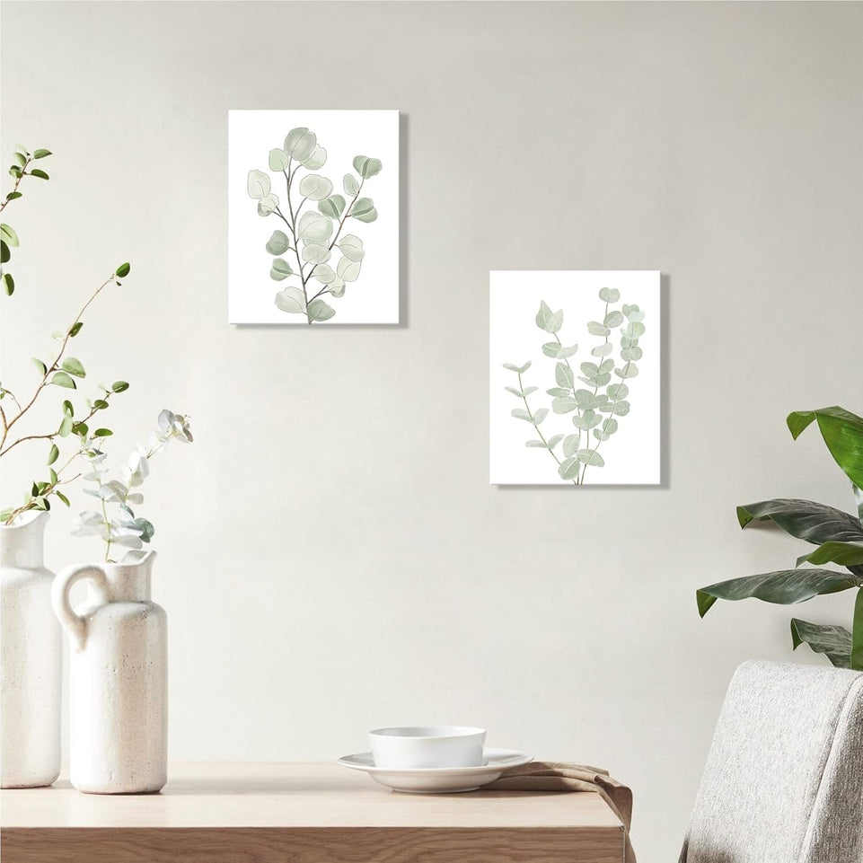 FRAMED Botanical Plant Canvas Wall Art,Boho Plant Wall Decor for Bedroom,Minimalist Floral Prints for Living Room,Light Green Botanical Art Painting for Office,Set of 4,8”x 10” https://www.amazon.com/dp/B09HH17JRH