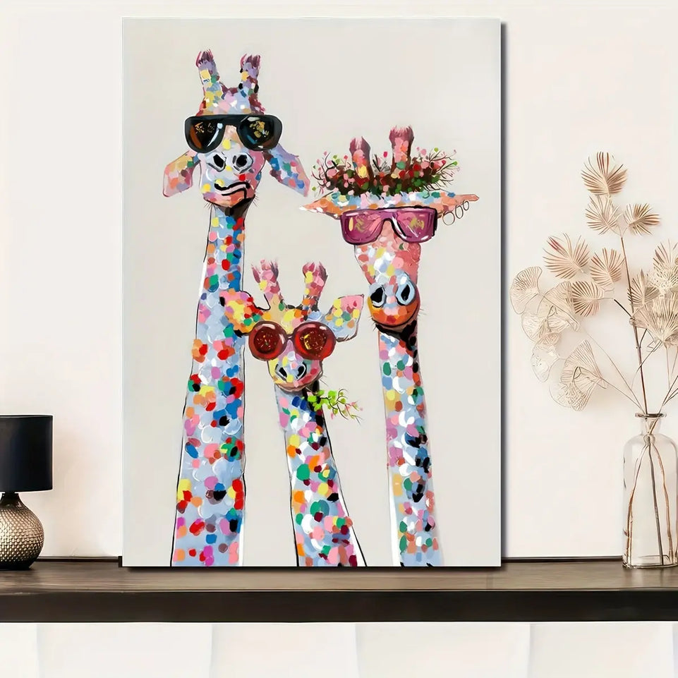 Colourful Canvas Poster - 1pc Wrapped Canvas Print, Wall Art for Living Room, Bedroom, Children's Room Wall Decor, Gaming Poster, Home Decor No Frame June Wall Art