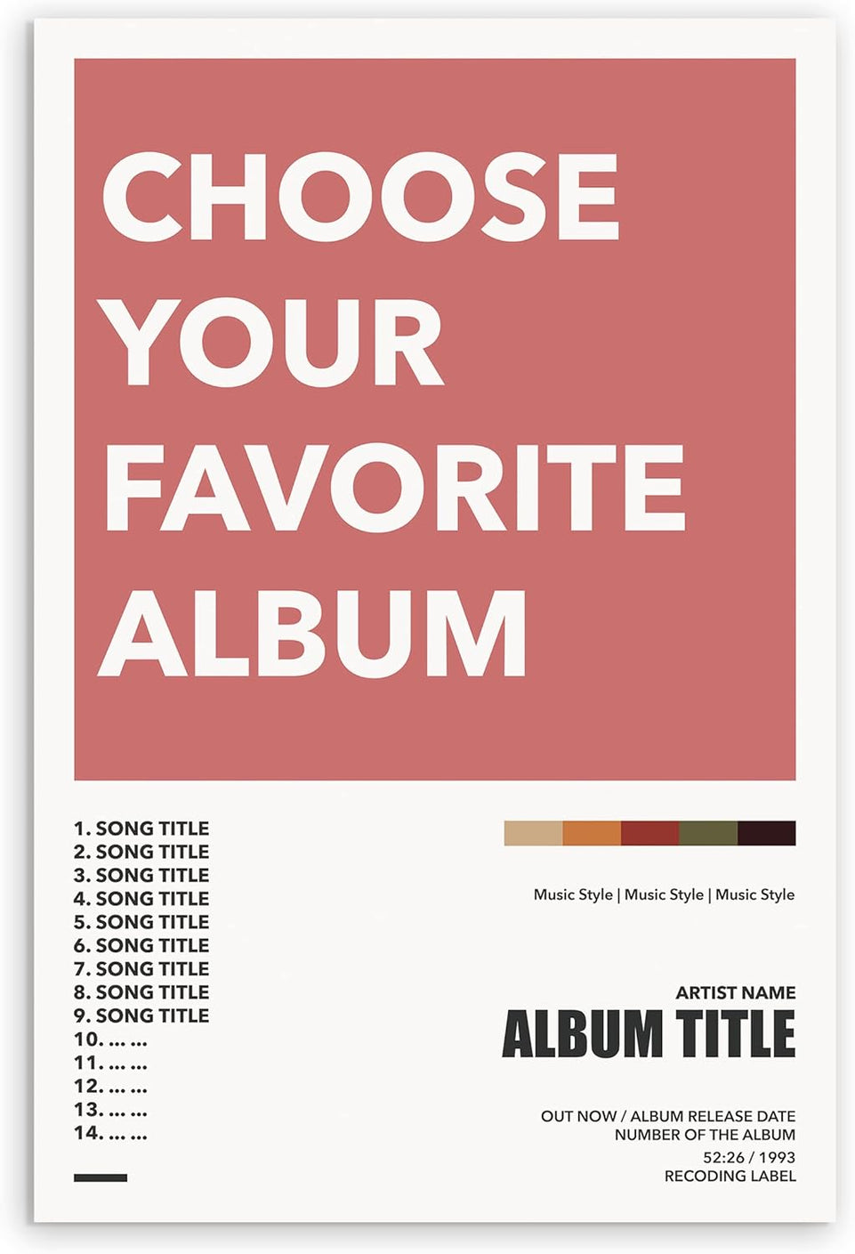 Request Your Own Album Choice, Custom Album Poster, Album Cover Posters, Album Art, Wall Art Print Wall Decor, Personalized Customized Gifts Idea Family, Friend https://www.amazon.com/dp/B0BS6GN7GX