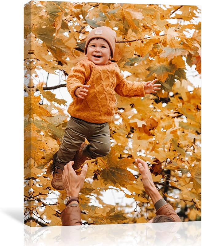 Custom Framed Canvas Prints With Your Photos - Personalized Picture To Canvas Wall Art (8" Wx10 H) - Gift Wrapping Available https://www.amazon.com/dp/B09DCMBQ4W