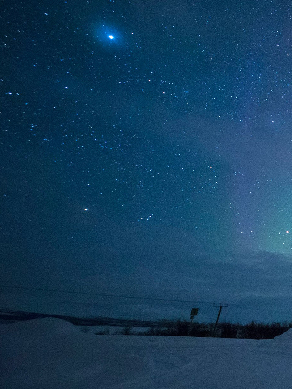 Aurora Borealis Canvas Print - Northern Lights over Tromsø, Norway | Stunning Night Sky Wall Art