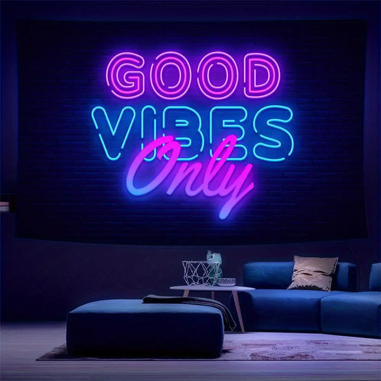 UV Blacklight Colorful Fluorescent 1pc Tapestry - Living Room, Bedroom, Dorm Room Wall Hanging With Free Accessories June Wall Art