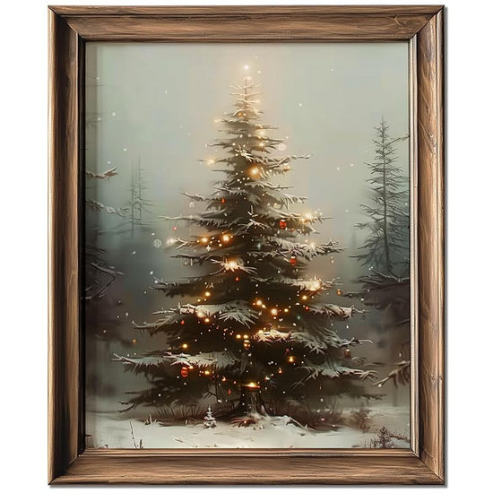 Vintage Christmas Tree Wall Decor, Christmas Decoration, Forest Wall Art Decor, Rustic Winter Holidays Wall Art, Print Unframed (8x10in, Vintage Christmas Tree) https://www.amazon.com/dp/B0DLK24HNP