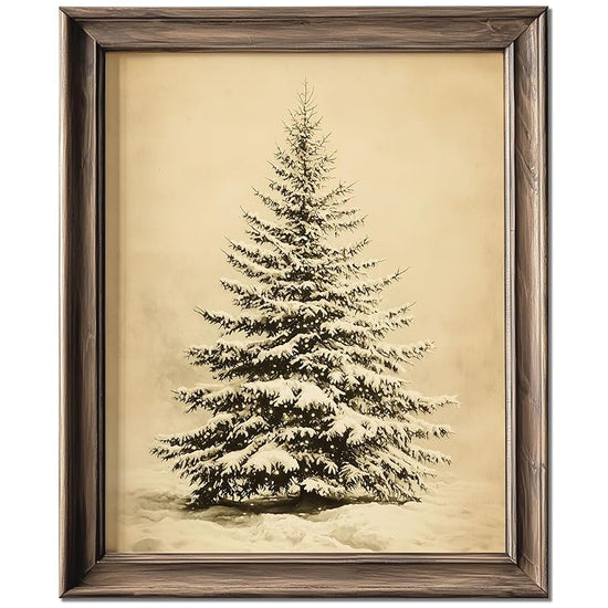 Vintage Christmas Tree Wall Decor, Christmas Decoration, Forest Wall Art Decor, Rustic Winter Holidays Wall Art, Print Unframed (8x10in, Vintage Christmas Tree) https://www.amazon.com/dp/B0DLK24HNP