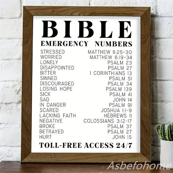 Inspirational 8x10in Unframed Bible Verse Wall Art - 1pc Spiritual Typography Wall Print - Religious Gifts For Women And Men June Wall Art