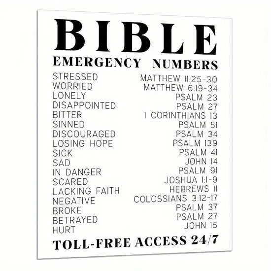Inspirational 8x10in Unframed Bible Verse Wall Art - 1pc Spiritual Typography Wall Print - Religious Gifts For Women And Men June Wall Art